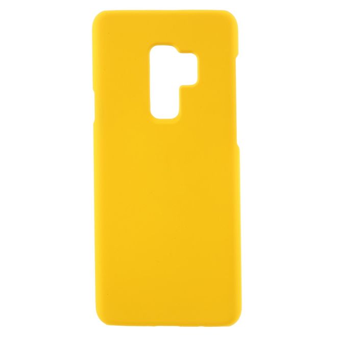Samsung Galaxy S9 Plus Handyhülle - Gummiertes Hartplastik Case - gelb
