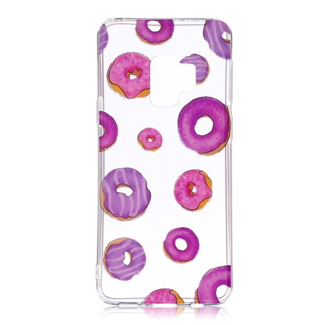 Samsung Galaxy S9 Handy Case - Hülle aus flexiblem TPU Plastik - Donuts