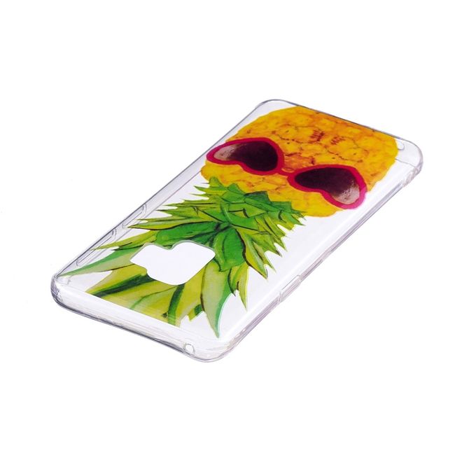 Samsung Galaxy S9 Plus Handy Case - Hülle aus flexiblem TPU Plastik - lustige Ananas
