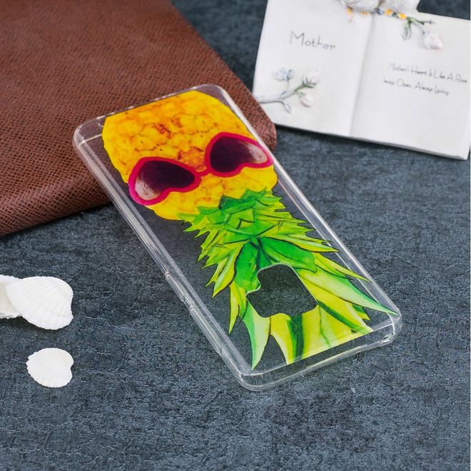 Samsung Galaxy S9 Plus Handy Case - Hülle aus flexiblem TPU Plastik - lustige Ananas