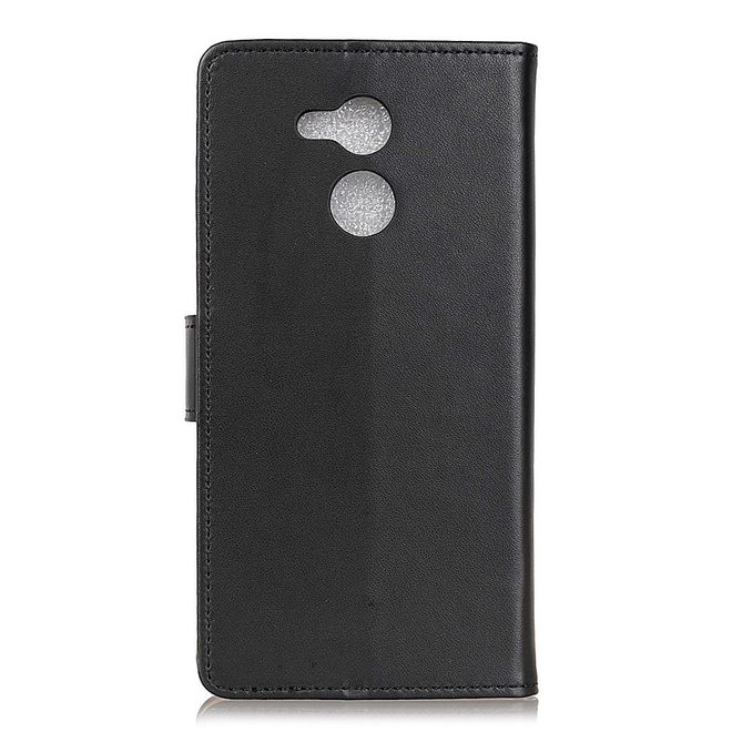 Huawei Honor 6C Pro / V9 Play Handy Hülle - Magnetisches Case aus Leder - mit Standfunktion - schwarz