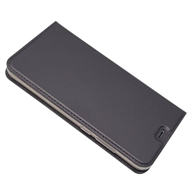 Huawei Honor 8 Pro / V9 Case - Handyhülle aus Leder - mit Magnetverschluss - schwarz