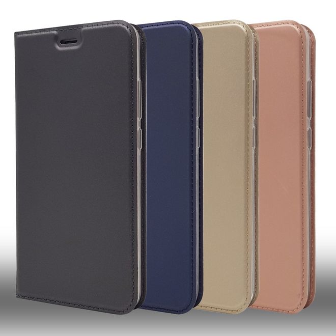 Huawei Honor 8 Pro / V9 Case - Handyhülle aus Leder - mit Magnetverschluss - rosegold