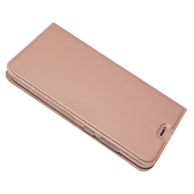 Huawei Honor 8 Pro / V9 Case - Handyhülle aus Leder - mit Magnetverschluss - rosegold