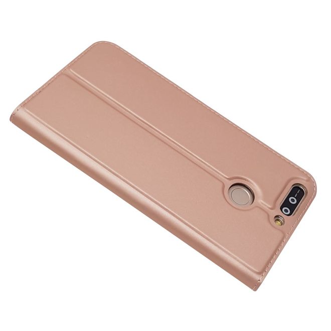 Huawei Honor 8 Pro / V9 Case - Handyhülle aus Leder - mit Magnetverschluss - rosegold