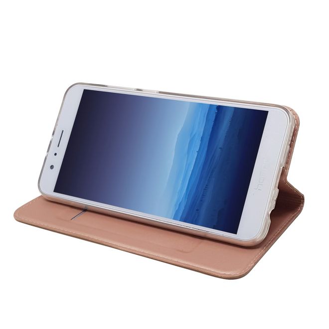 Huawei Honor 8 Pro / V9 Case - Handyhülle aus Leder - mit Magnetverschluss - rosegold