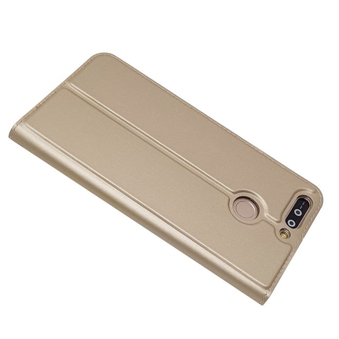 Huawei Honor 8 Pro / V9 Case - Handyhülle aus Leder - mit Magnetverschluss - gold