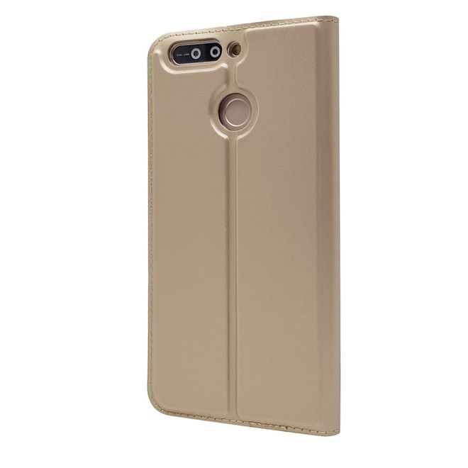 Huawei Honor 8 Pro / V9 Case - Handyhülle aus Leder - mit Magnetverschluss - gold