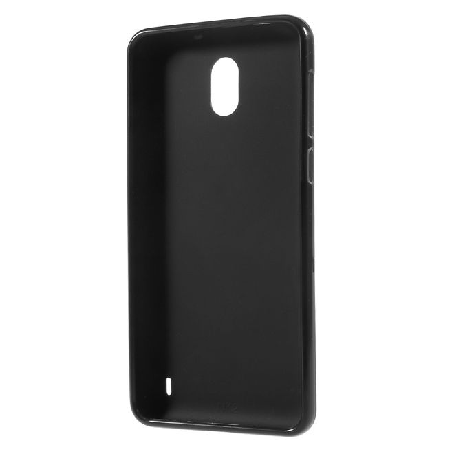 Nokia 2 Handy Hülle - TPU Softcase - matt - schwarz