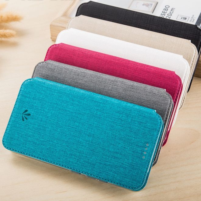 Vili Dmx - Nokia 8 Sirocco Hülle - Case aus Leder - mit Standfunktion - rosa