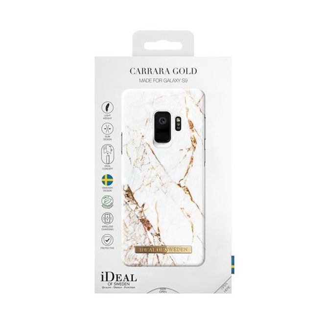 iDeal of Sweden - Samsung Galaxy S9 Hülle - Printed Case - Carrara Gold