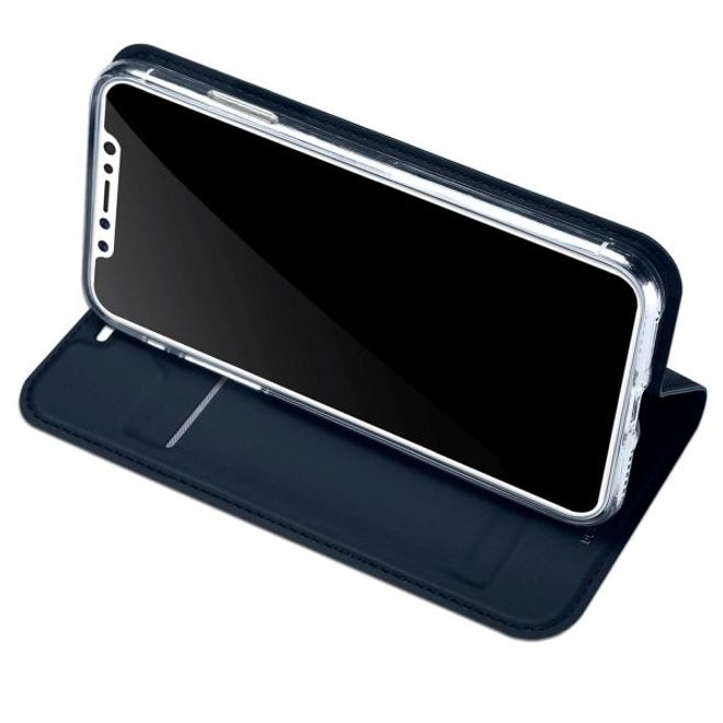 Dux Ducis - iPhone XS / X Hülle - Handy Bookcover - Skin Pro Series - blau