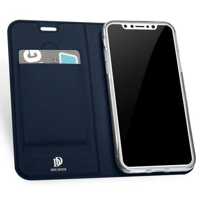 Dux Ducis - iPhone XS / X Hülle - Handy Bookcover - Skin Pro Series - blau