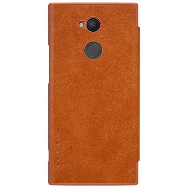 Nillkin - Sony Xperia XA2 Ultra Hülle - Leder Book Case - Qin Series - braun