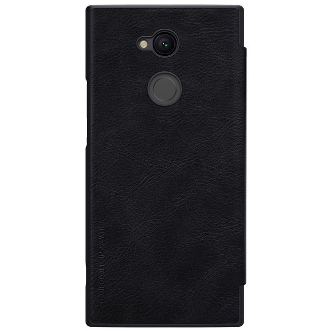 Nillkin - Sony Xperia XA2 Ultra Hülle - Leder Book Case - Qin Series - schwarz