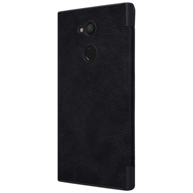 Nillkin - Sony Xperia XA2 Ultra Hülle - Leder Book Case - Qin Series - schwarz