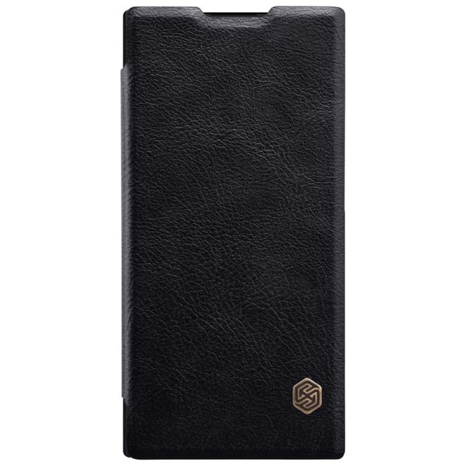 Nillkin - Sony Xperia XA2 Ultra Hülle - Leder Book Case - Qin Series - schwarz
