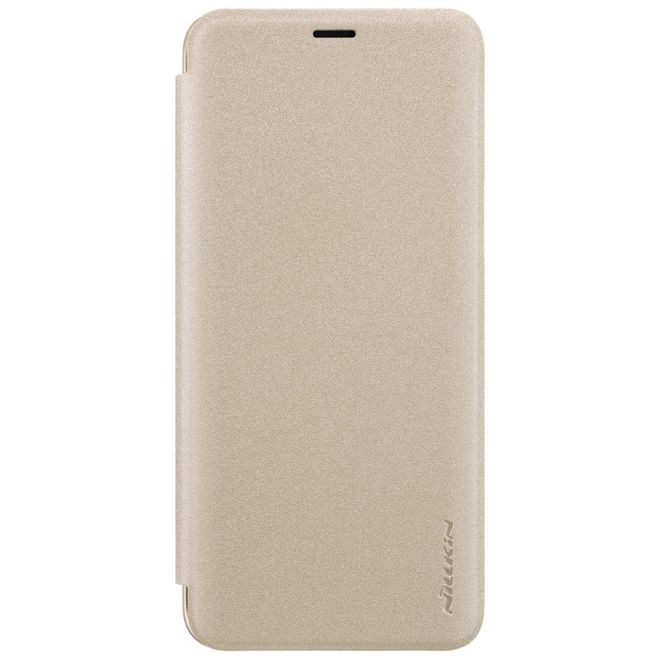 Nillkin - Samsung Galaxy S9 Plus Case - Leder Hülle - Sparkle Series - gold