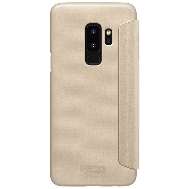 Nillkin - Samsung Galaxy S9 Plus Case - Leder Hülle - Sparkle Series - gold