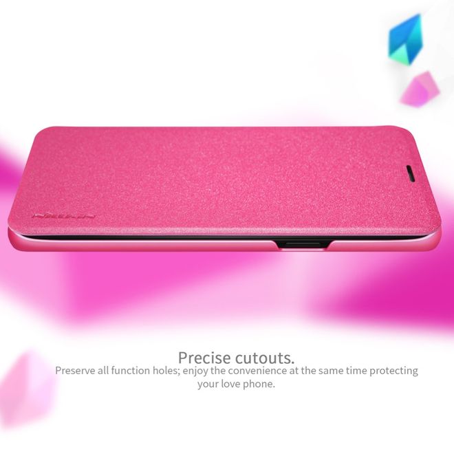 Nillkin - Samsung Galaxy S9 Plus Case - Leder Hülle - Sparkle Series - grau