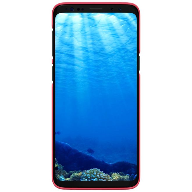 Nillkin - Samsung Galaxy S9 Hülle - Plastik Case - Super Frosted Shield Series - rot