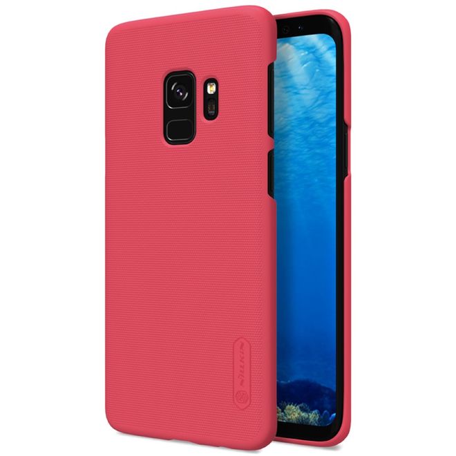 Nillkin - Samsung Galaxy S9 Hülle - Plastik Case - Super Frosted Shield Series - rot