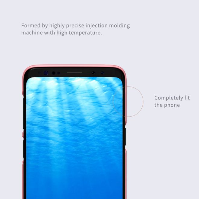 Nillkin - Samsung Galaxy S9 Hülle - Plastik Case - Super Frosted Shield Series - rot