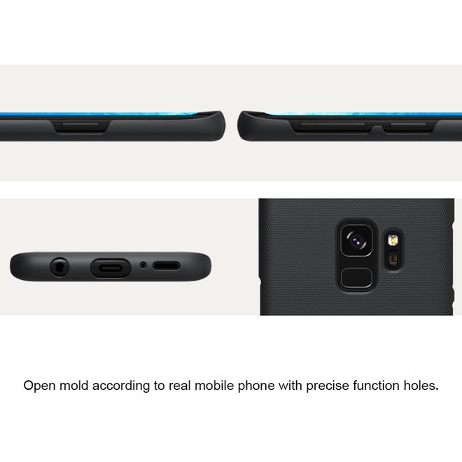 Nillkin - Samsung Galaxy S9 Hülle - Plastik Case - Super Frosted Shield Series - rot