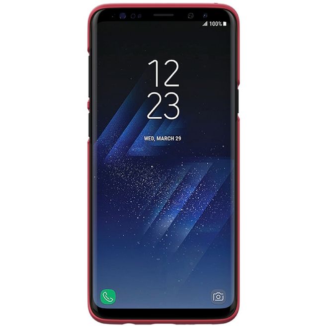 Nillkin - Samsung Galaxy S9 Plus Hülle - Plastik Case - Super Frosted Shield Series - rot