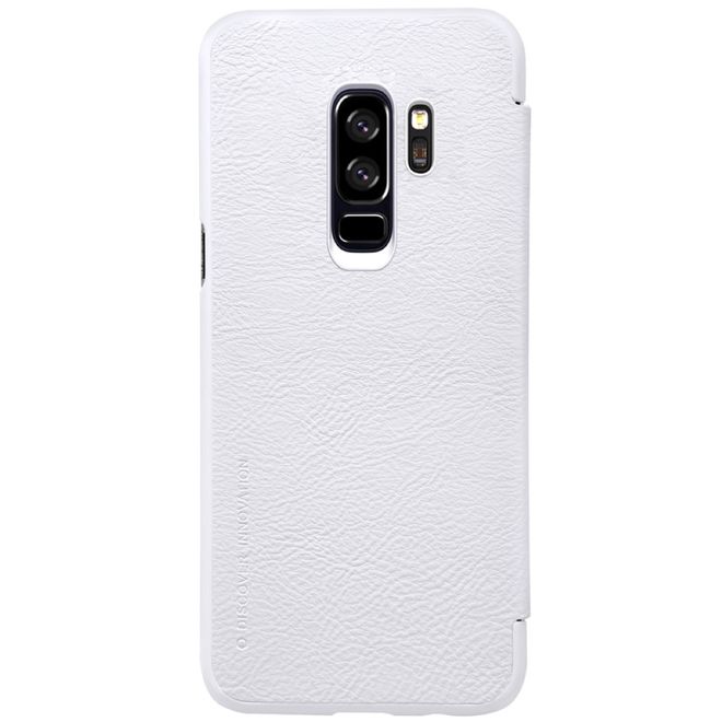 Nillkin - Samsung Galaxy S9 Plus Hülle - Leder Book Case - Qin Series - weiss