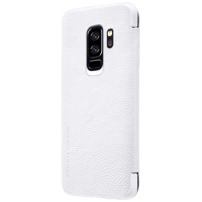 Nillkin - Samsung Galaxy S9 Plus Hülle - Leder Book Case - Qin Series - weiss