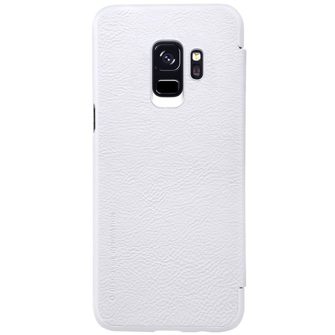 Nillkin - Samsung Galaxy S9 Hülle - Leder Book Case - Qin Series - weiss