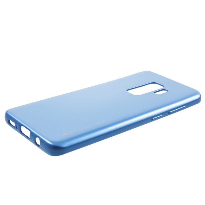 Goospery - Handy Hülle für Samsung Galaxy S9 Plus - TPU Soft Case - i Jelly Metal Series - blau