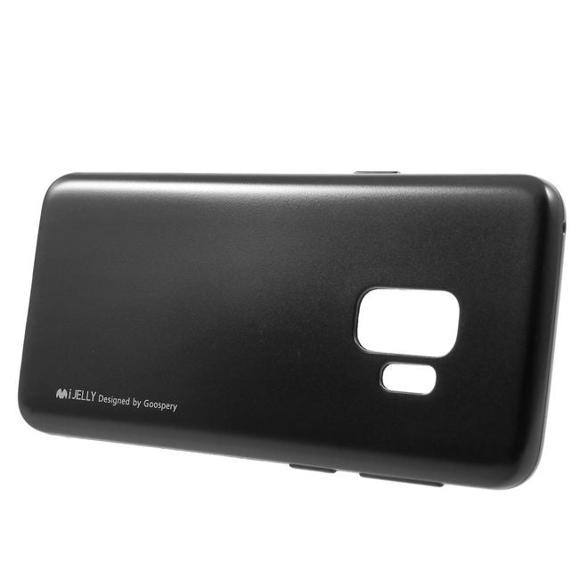 Goospery - Handy Hülle für Samsung Galaxy S9 - TPU Soft Case - i Jelly Metal Series - navy