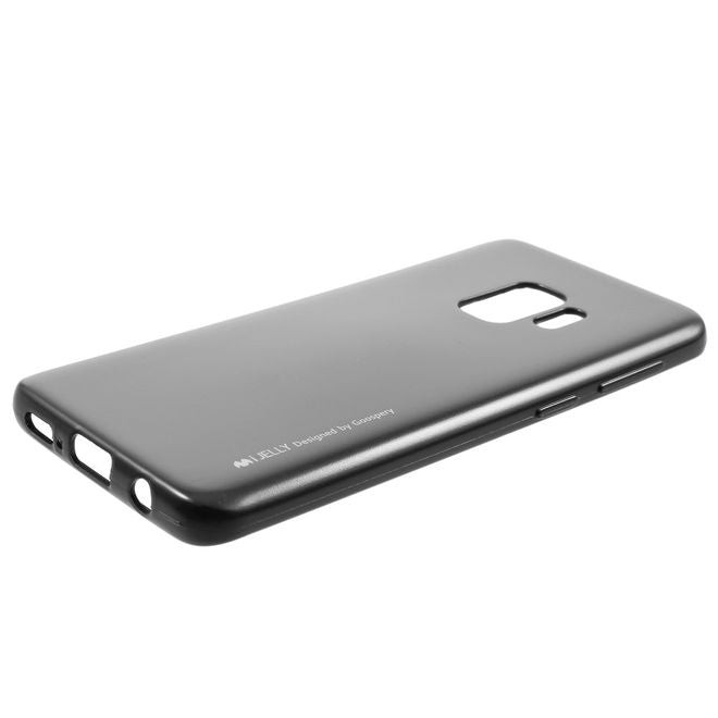 Goospery - Handy Hülle für Samsung Galaxy S9 - TPU Soft Case - i Jelly Metal Series - navy
