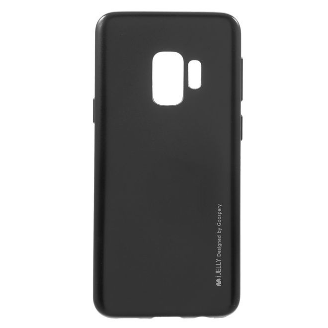 Goospery - Handy Hülle für Samsung Galaxy S9 - TPU Soft Case - i Jelly Metal Series - navy