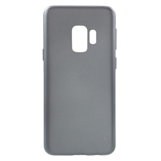 Goospery - Handy Hülle für Samsung Galaxy S9 - TPU Soft Case - i Jelly Metal Series - grau