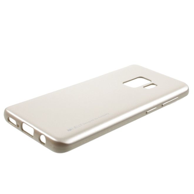 Goospery - Handy Hülle für Samsung Galaxy S9 - TPU Soft Case - i Jelly Metal Series - gold