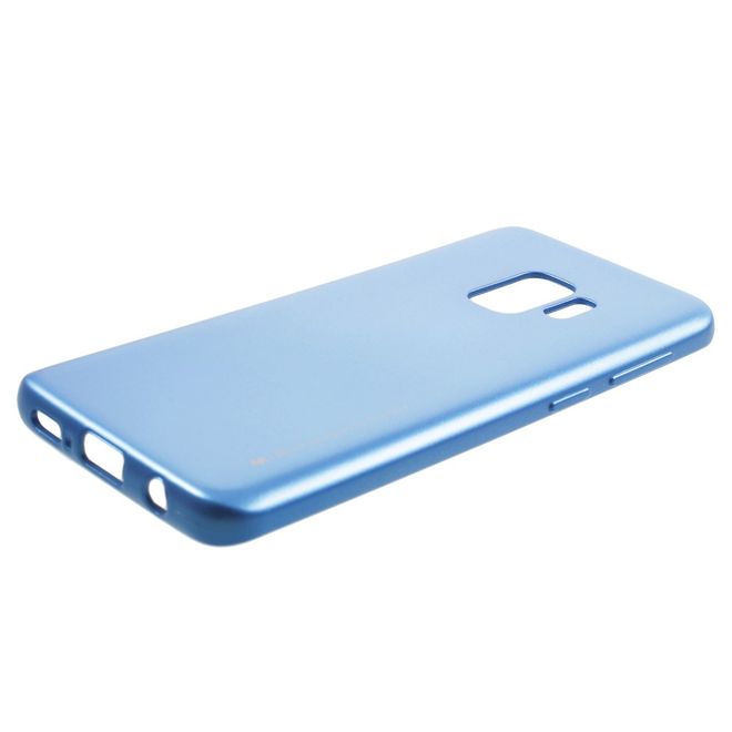 Goospery - Handy Hülle für Samsung Galaxy S9 - TPU Soft Case - i Jelly Metal Series - blau
