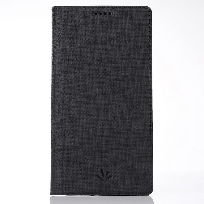 Vili Dmx - Sony Xperia XA2 Ultra Hülle - Case aus Leder - mit Standfunktion - schwarz