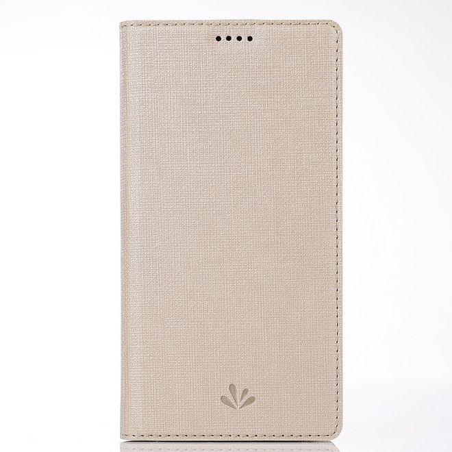 Vili Dmx - Sony Xperia XA2 Ultra Hülle - Case aus Leder - mit Standfunktion - gold
