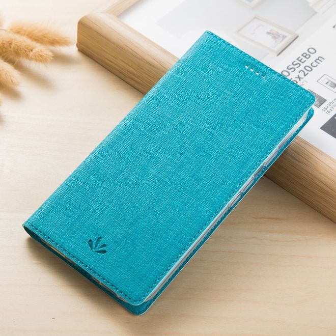 Vili Dmx - Sony Xperia XA2 Ultra Hülle - Case aus Leder - mit Standfunktion - blau