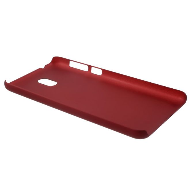 Nokia 2 Handy Hülle - Case aus gummiertem Hartplastik - rot
