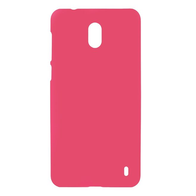 Nokia 2 Handy Hülle - Case aus gummiertem Hartplastik - rosa