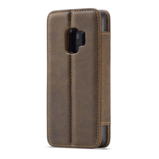 Caseme - Samsung Galaxy S9 Hülle - Case aus Leder - mit abnehmbarem Backcover - schwarz