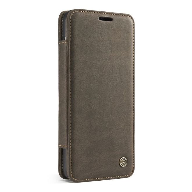 Caseme - Samsung Galaxy S9 Hülle - Case aus Leder - mit abnehmbarem Backcover - schwarz