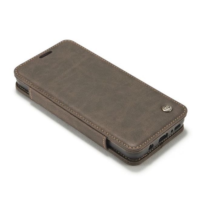 Caseme - Samsung Galaxy S9 Hülle - Case aus Leder - mit abnehmbarem Backcover - schwarz