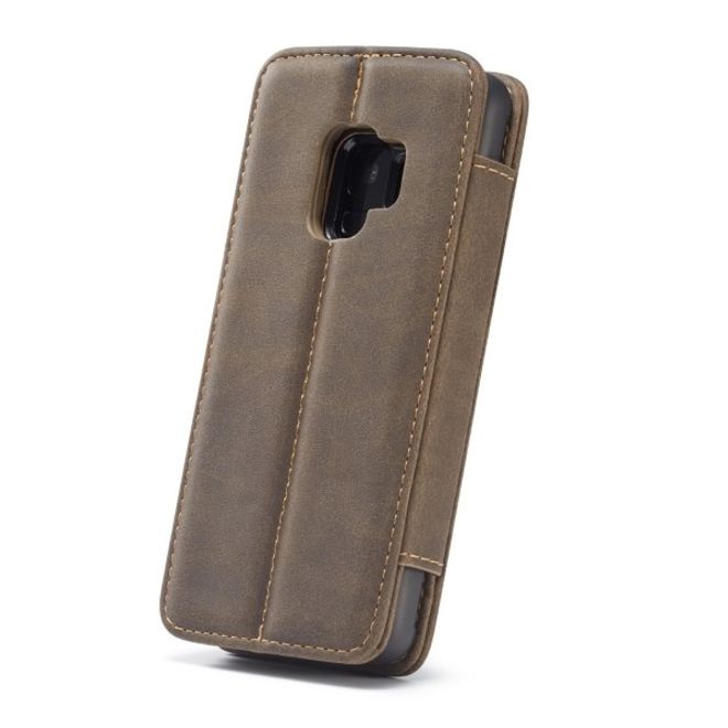 Caseme - Samsung Galaxy S9 Hülle - Case aus Leder - mit abnehmbarem Backcover - schwarz