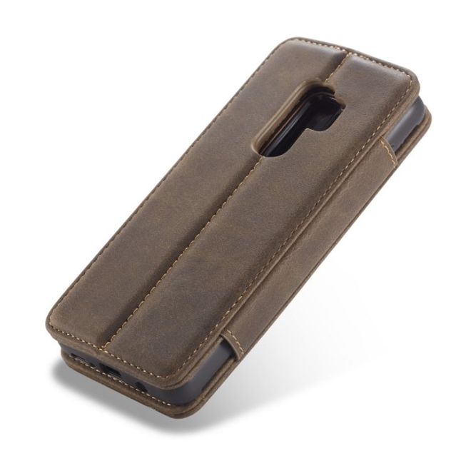 Caseme - Samsung Galaxy S9 Plus Hülle - Case aus Leder - mit abnehmbarem Backcover - schwarz