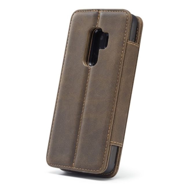 Caseme - Samsung Galaxy S9 Plus Hülle - Case aus Leder - mit abnehmbarem Backcover - schwarz
